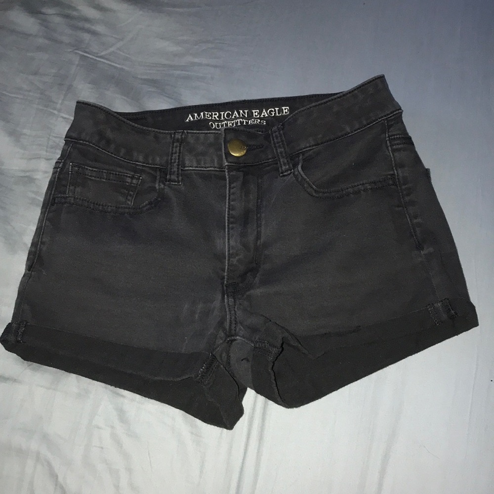American eagle black Jean shorts